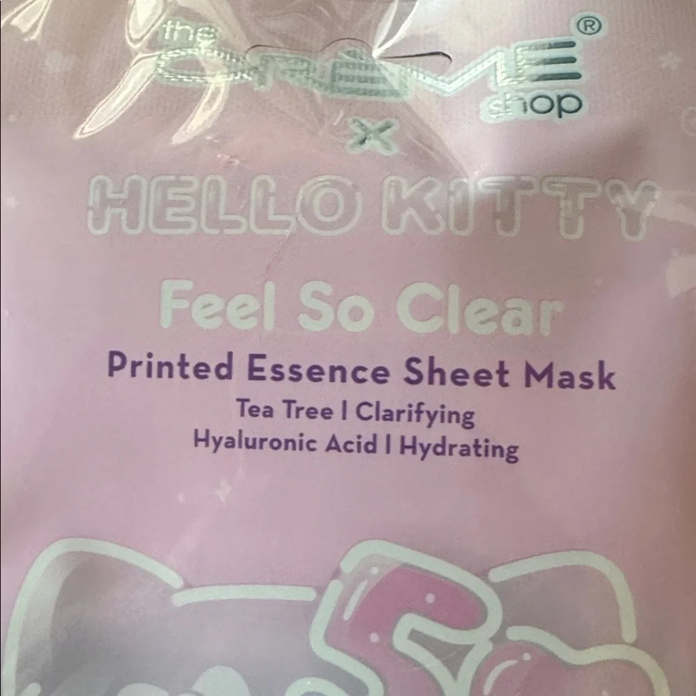 The Crème Shop x Hello Kitty Feel So Clear Printed Essence Sheet Mask